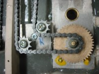 Kettenumlenkung Rechts